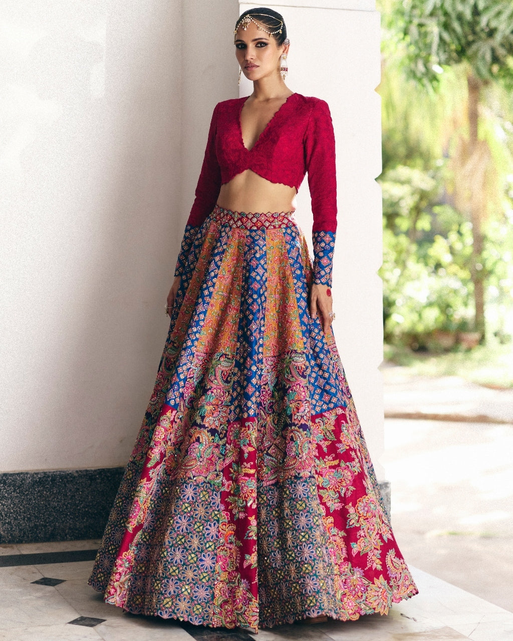 Sarga Lehenga Set