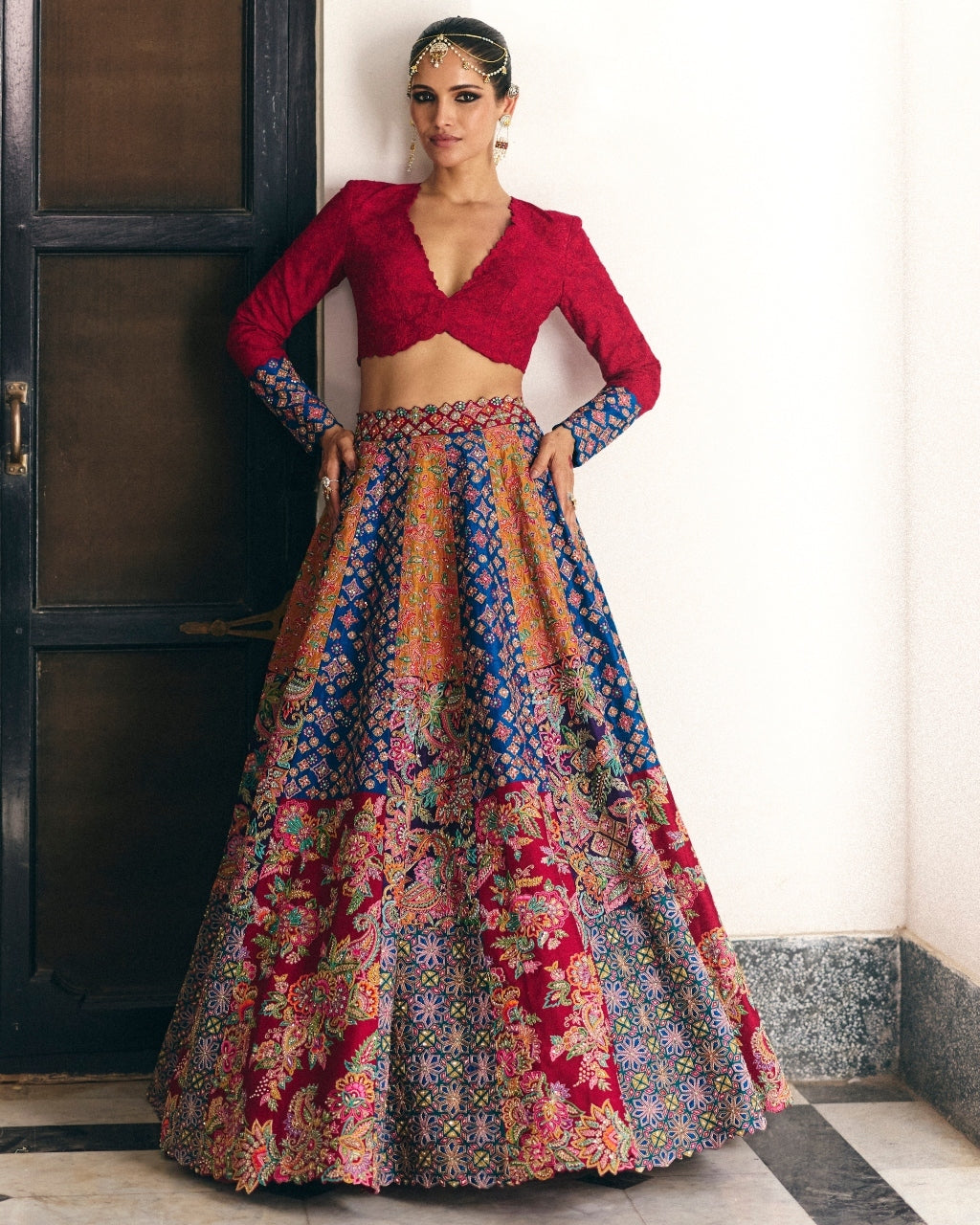 Sarga Lehenga Set