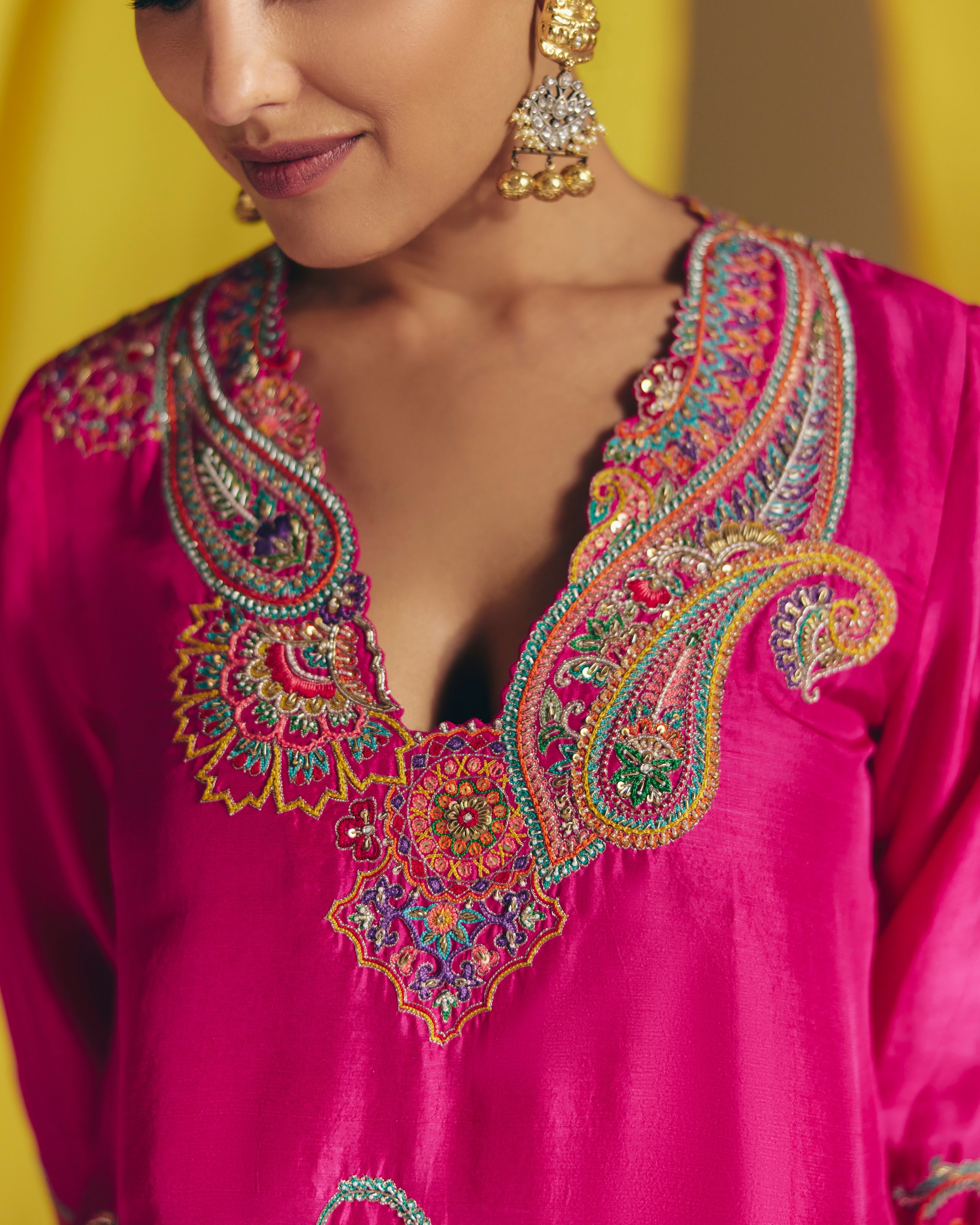 Samhita Short Kurta Set