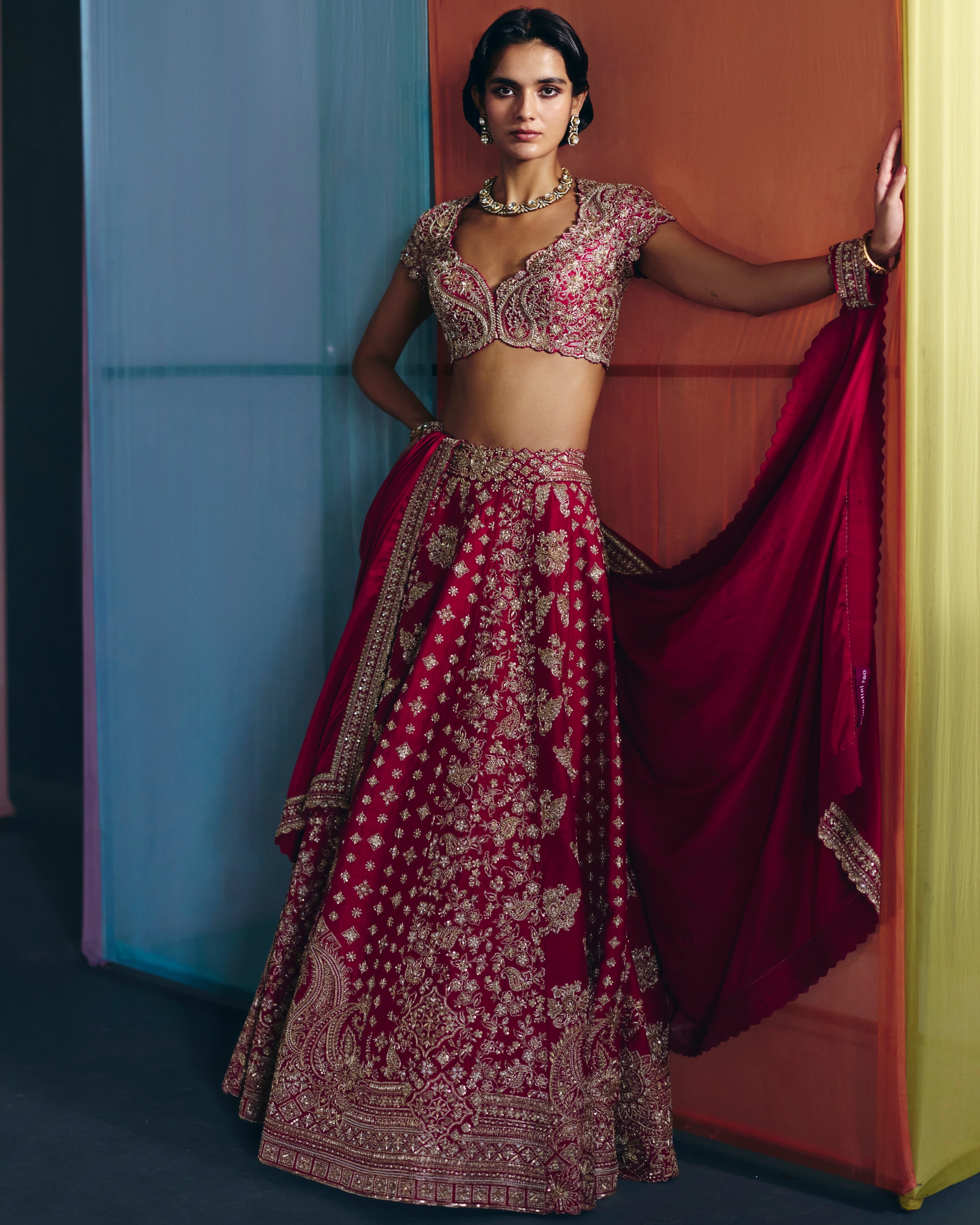 Taaran Lehenga Set | Mrunalini Rao – KYNAH