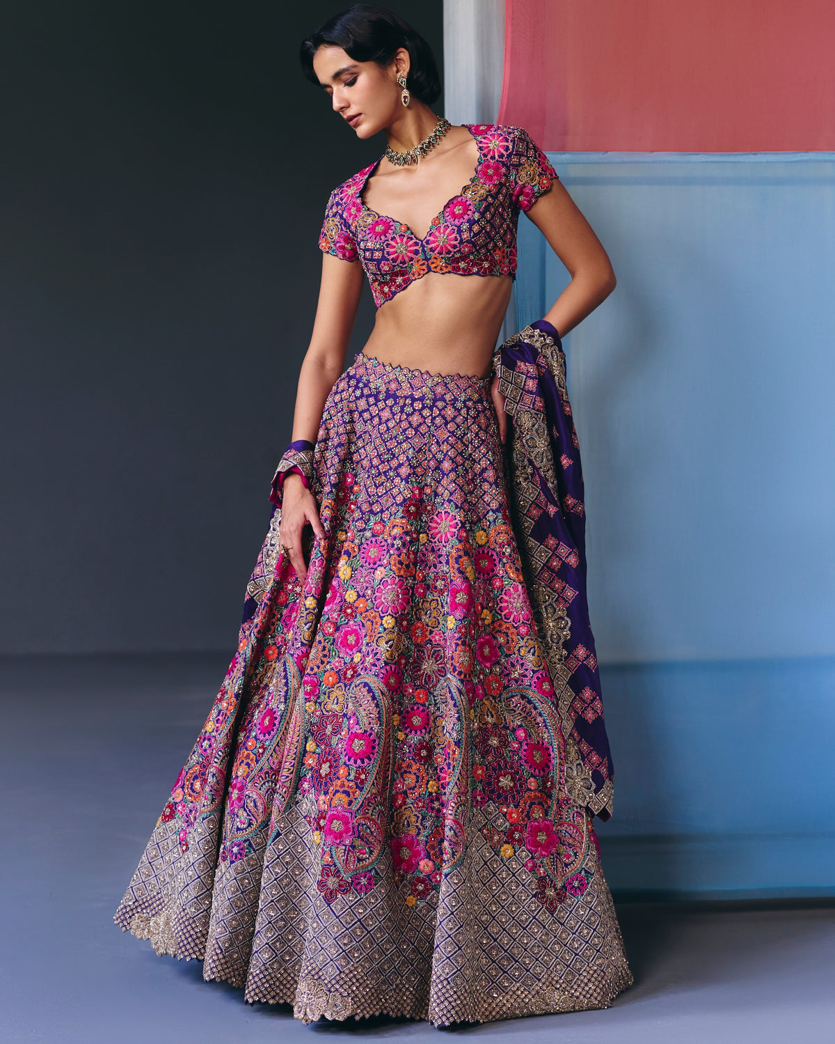 Hamsa Lehenga Set