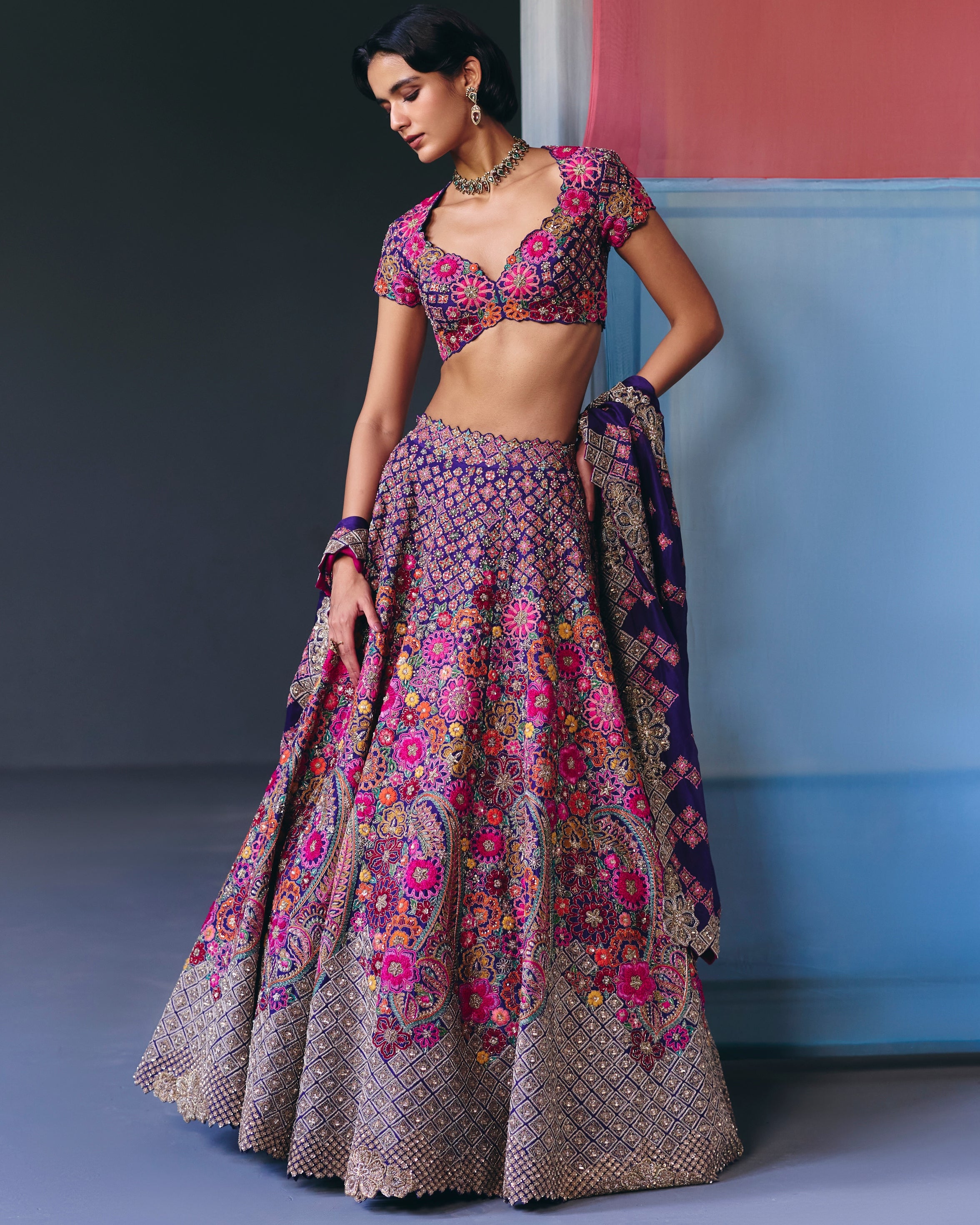 Hamsa Lehenga Set