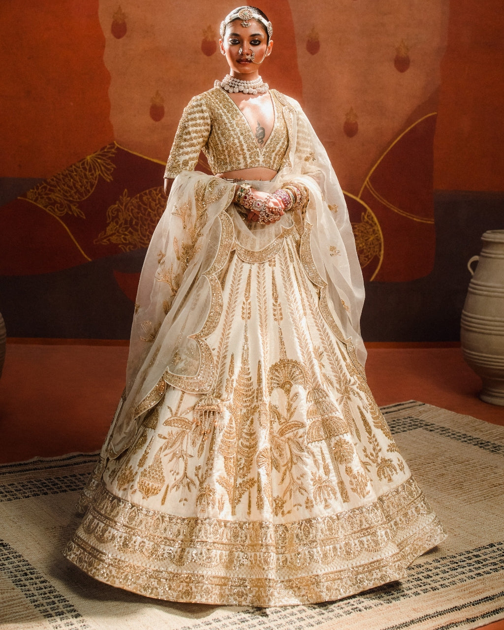 Malai Barfi Lehenga Set