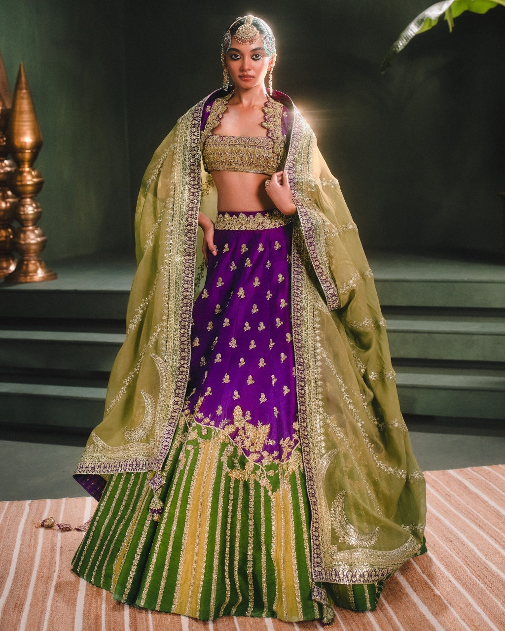 Jamun Fizz Lehenga Set