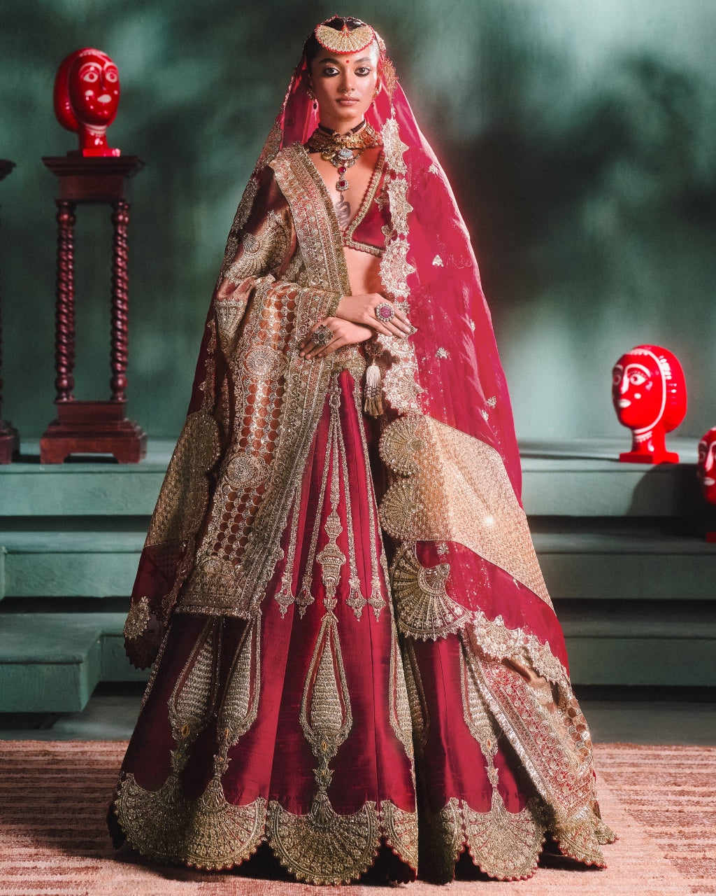 The Gajar Halwa Lehenga