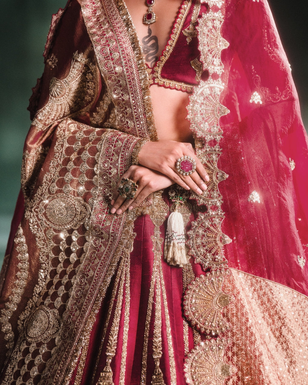 The Gajar Halwa Lehenga