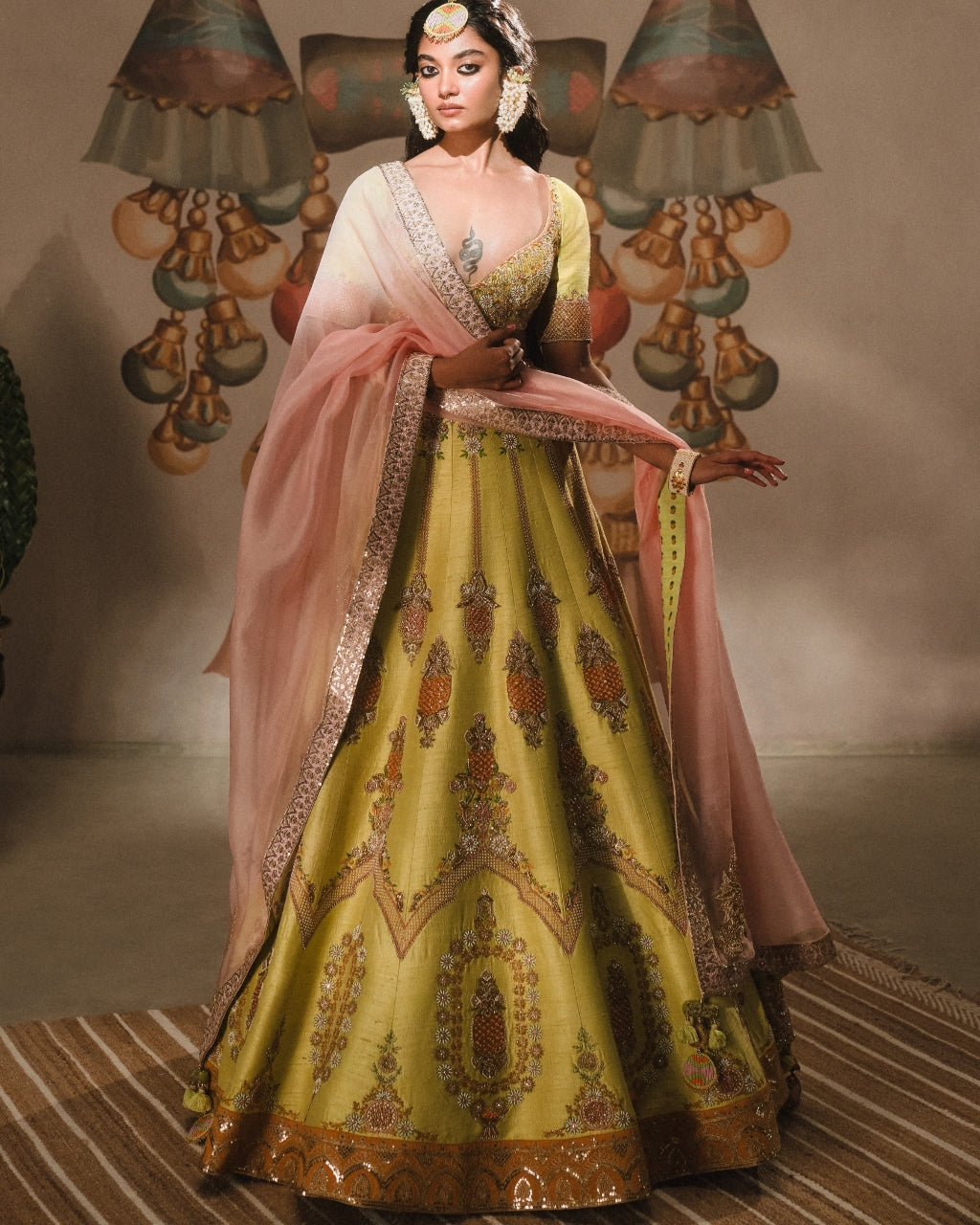 The Pista Kulfi Lehenga