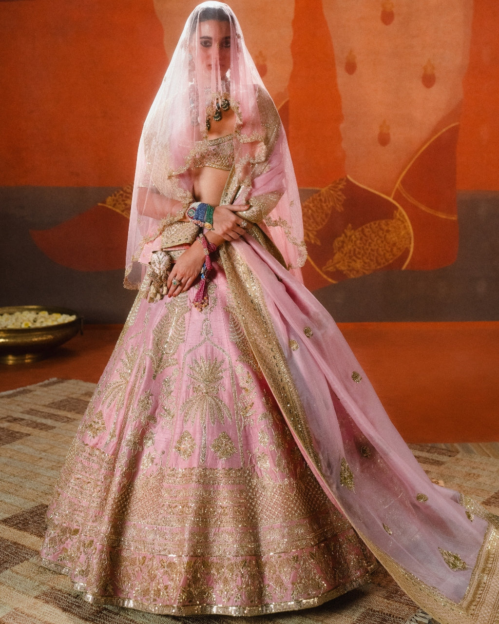 The Gulab Barfi Lehenga