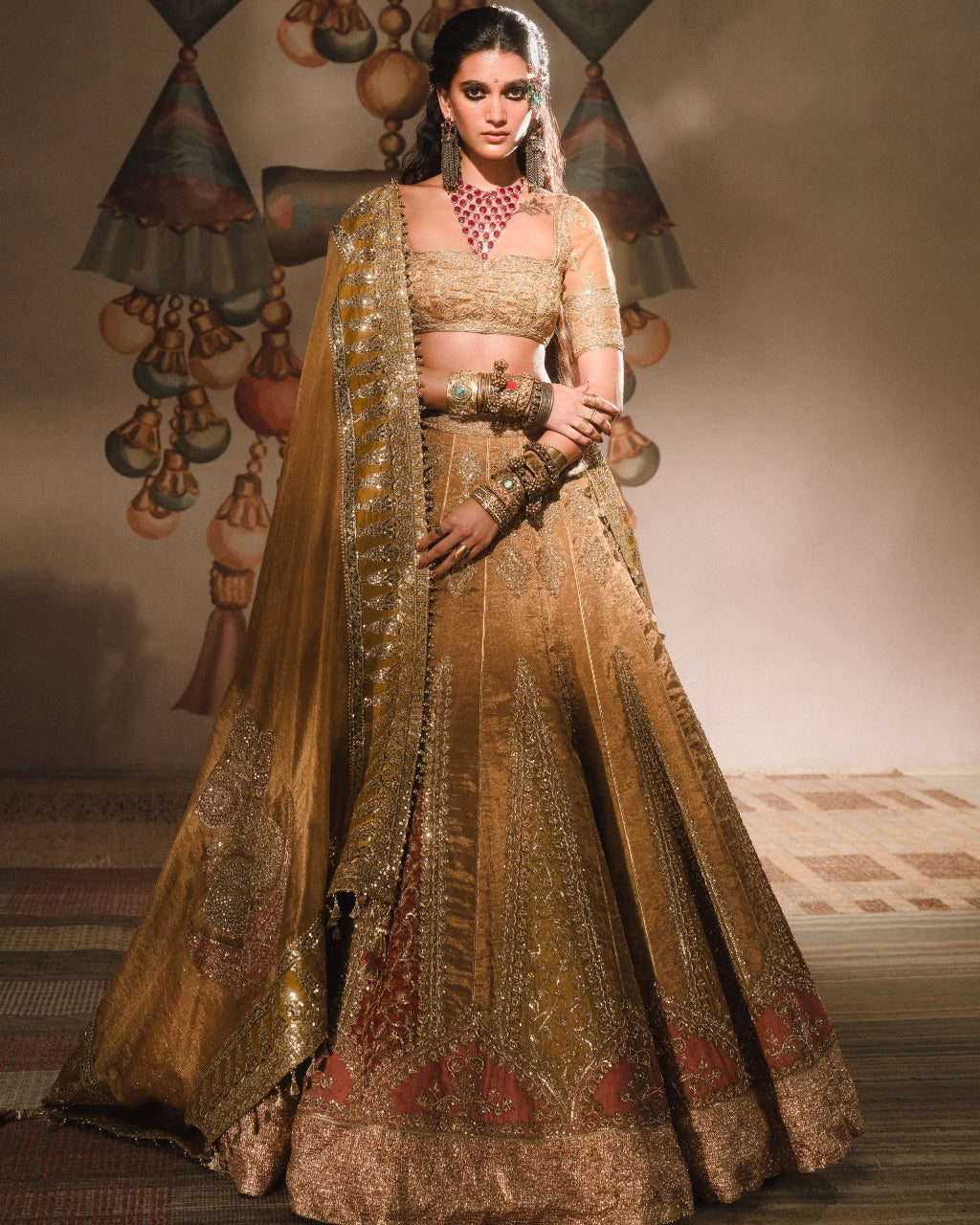 Mysore Pak Lehenga Set