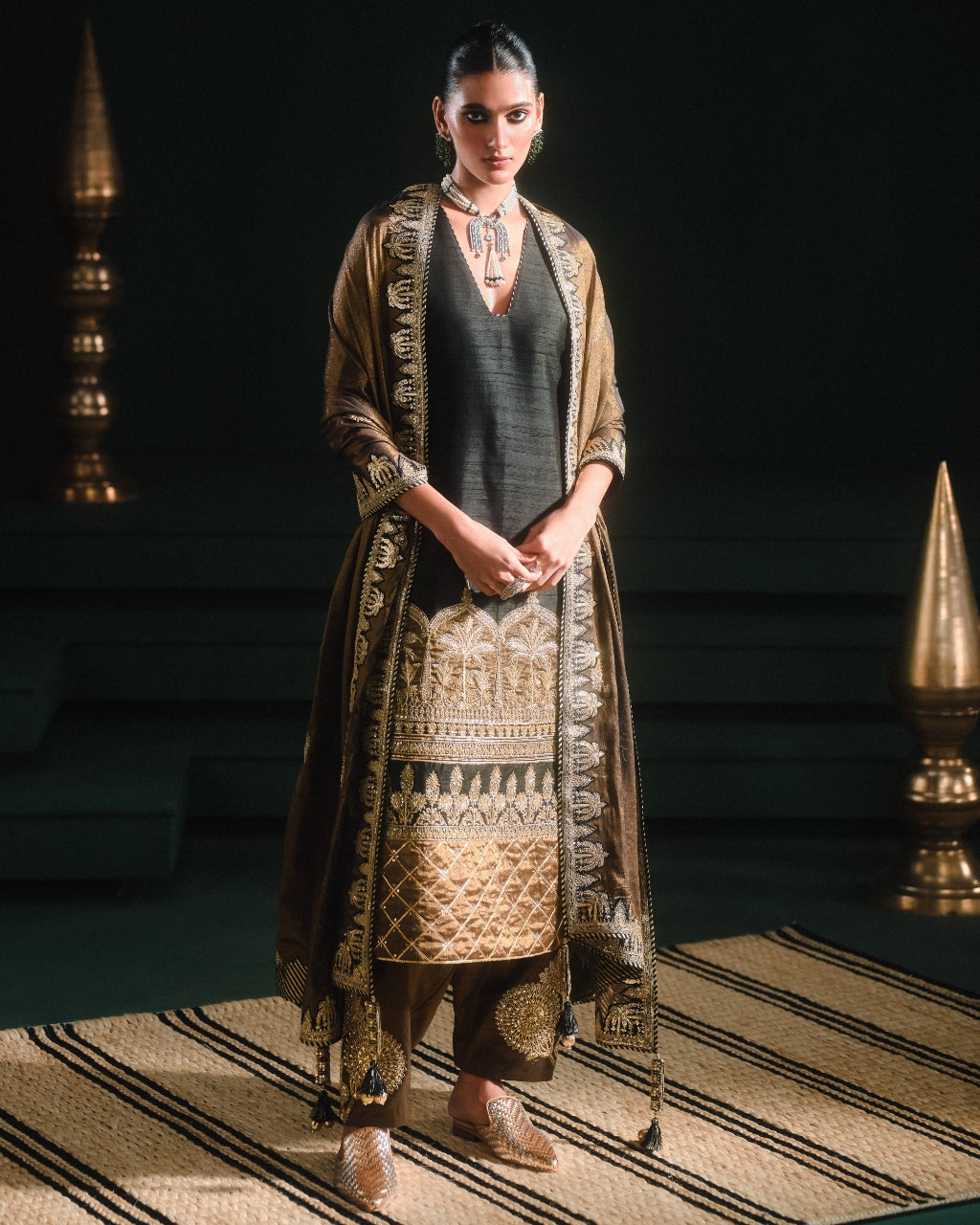 The Kala Khatta Salwar Set