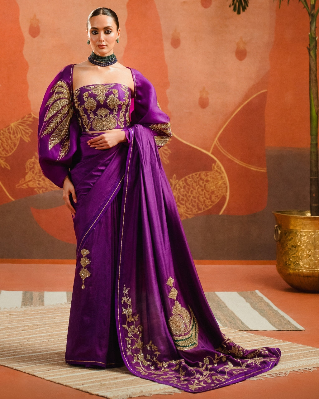 The Jamun Fizz Sari