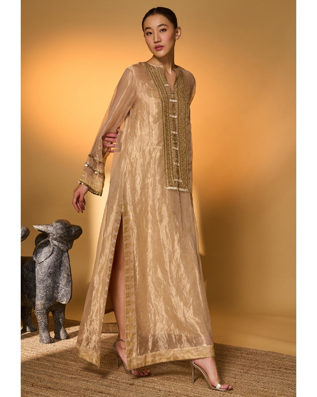 Gold Moonfield Tales Kaftan