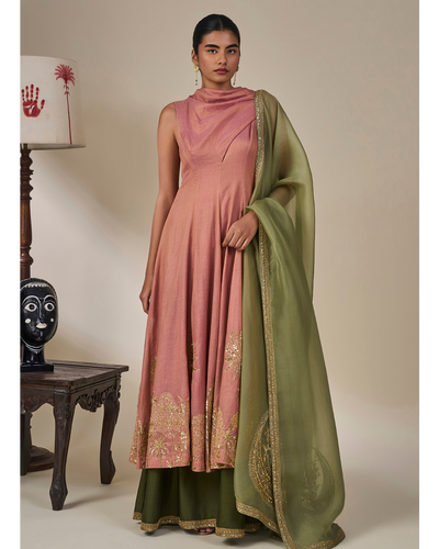 Gulkand Gulnaar Anarkali Set