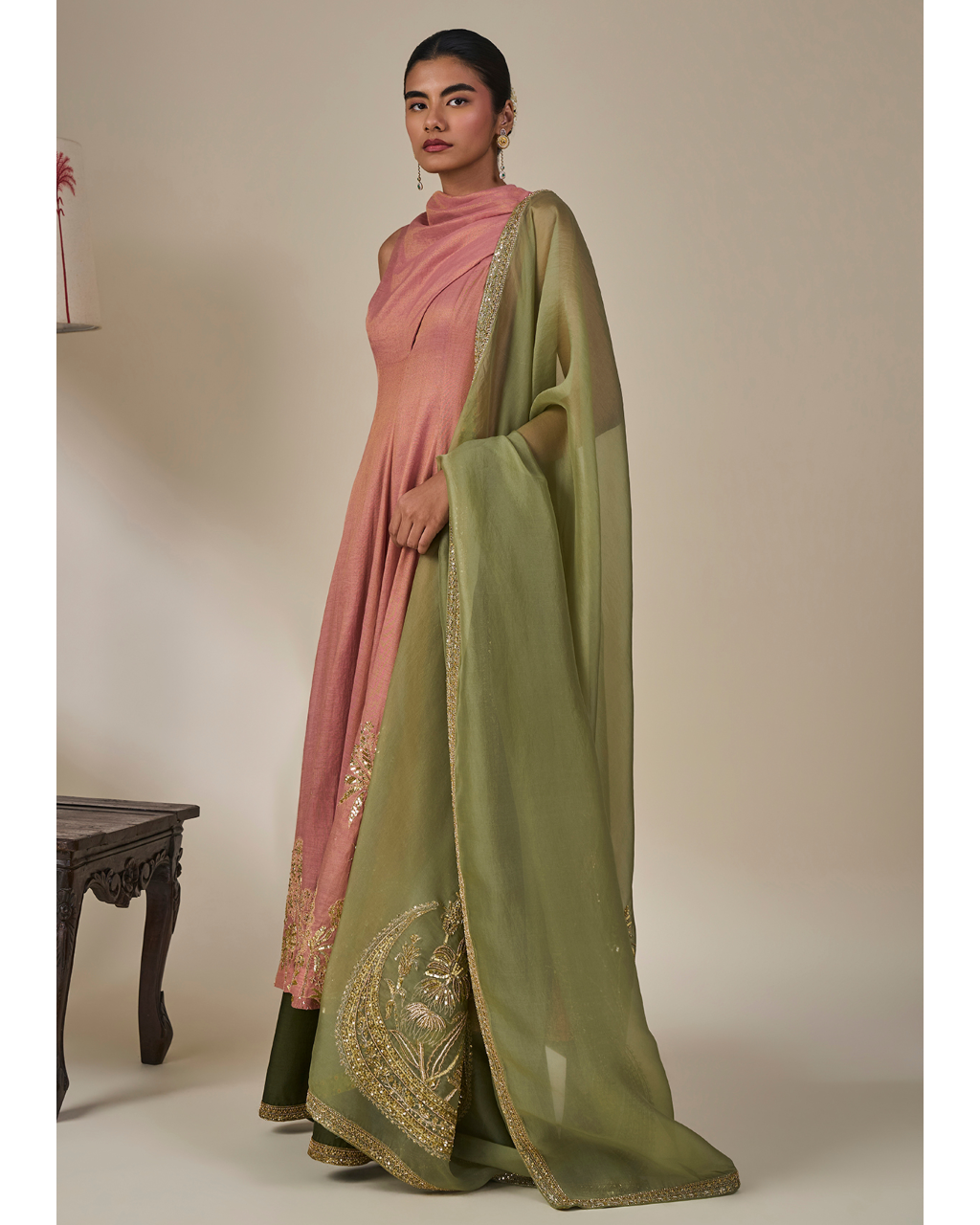 Gulkand Gulnaar Anarkali Set