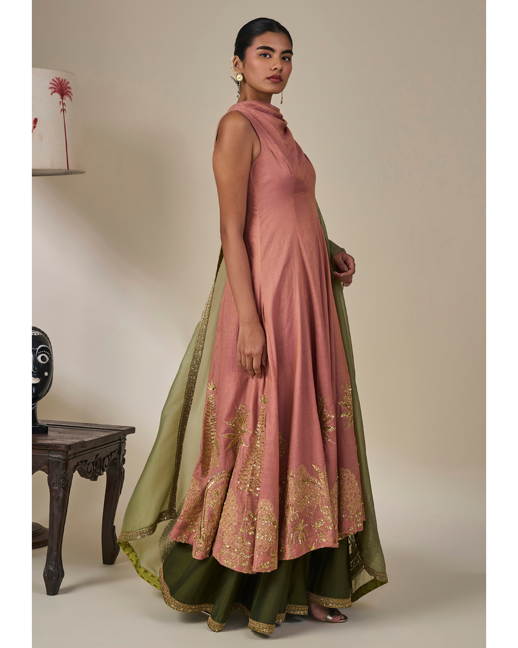Gulkand Gulnaar Anarkali Set