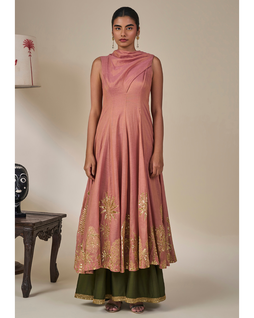 Gulkand Gulnaar Anarkali Set