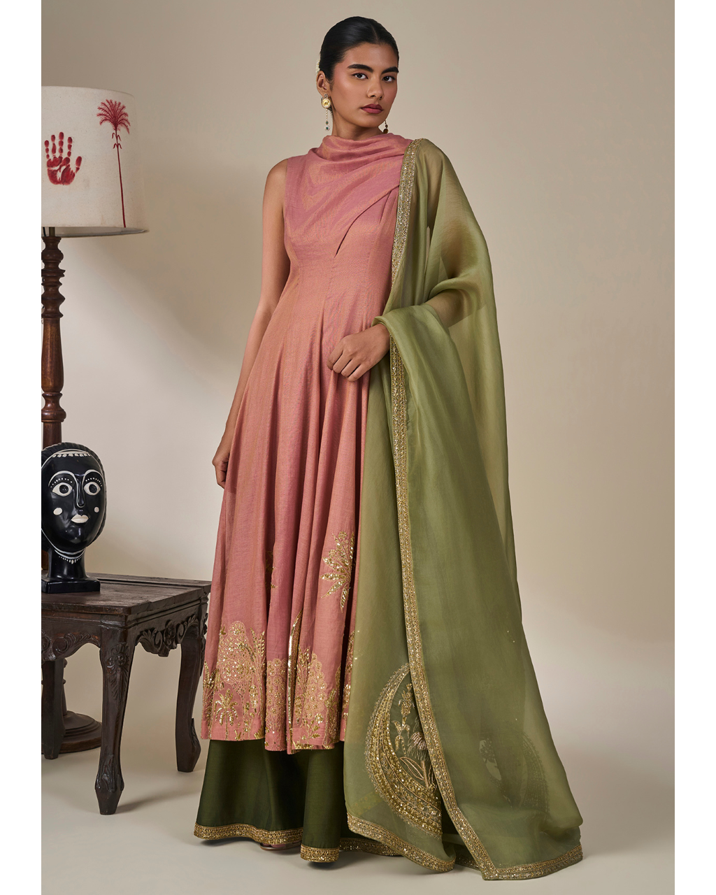 Gulkand Gulnaar Anarkali Set