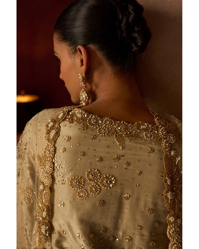 The Mograbagh Smoky Sanstone Sharara Set