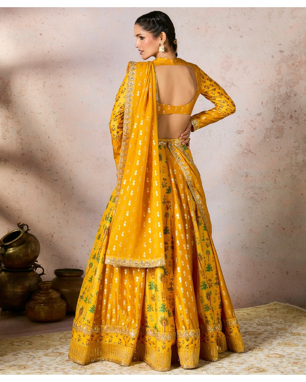 Yellow Nomatic Tribe Lehenga Set