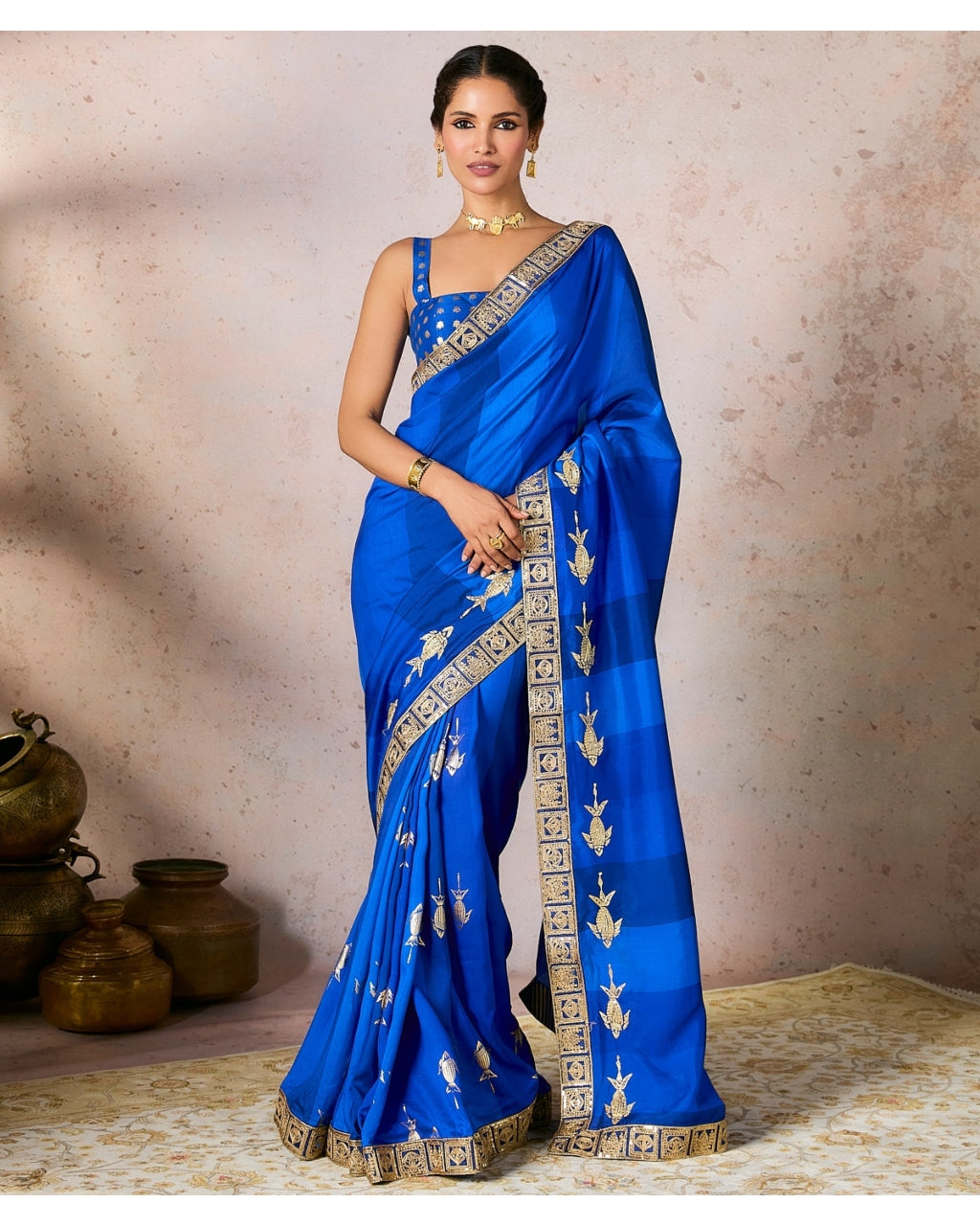 Blue Mystic Sari Set