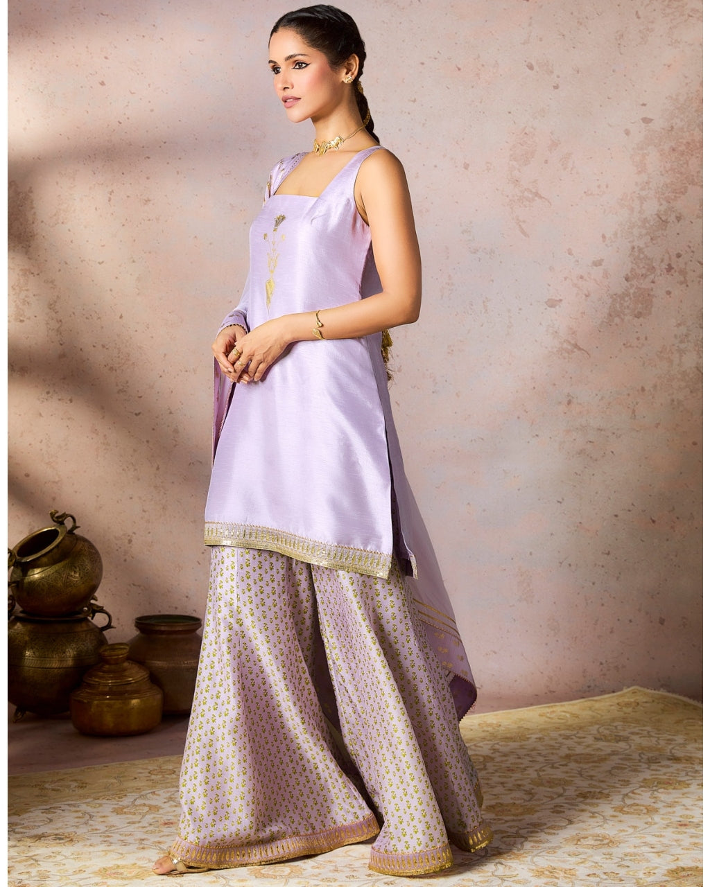 Lilac Pixie Dust Sharara Set