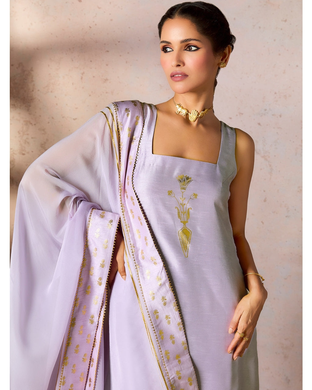 Lilac Pixie Dust Sharara Set