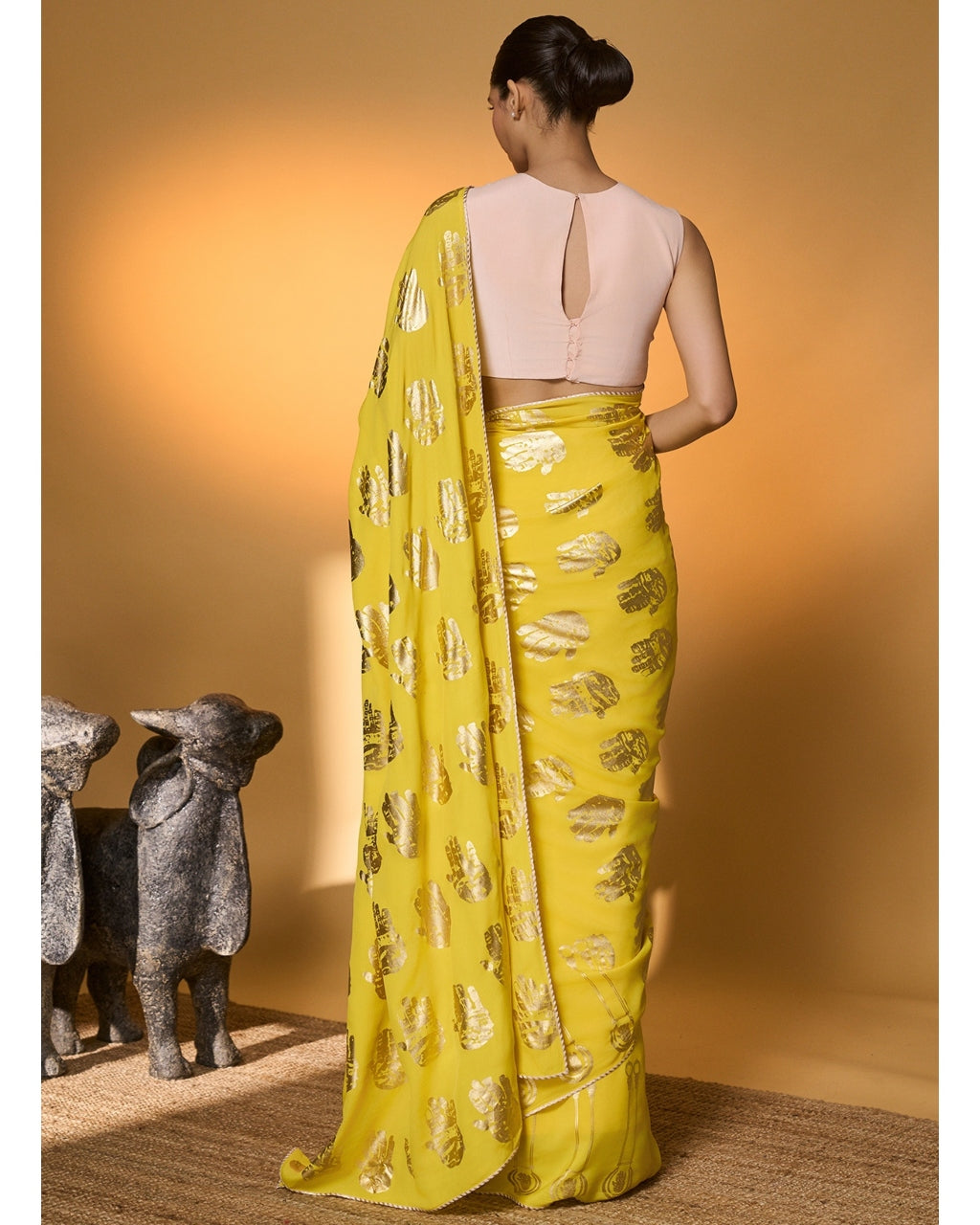 Yellow Haath Sari