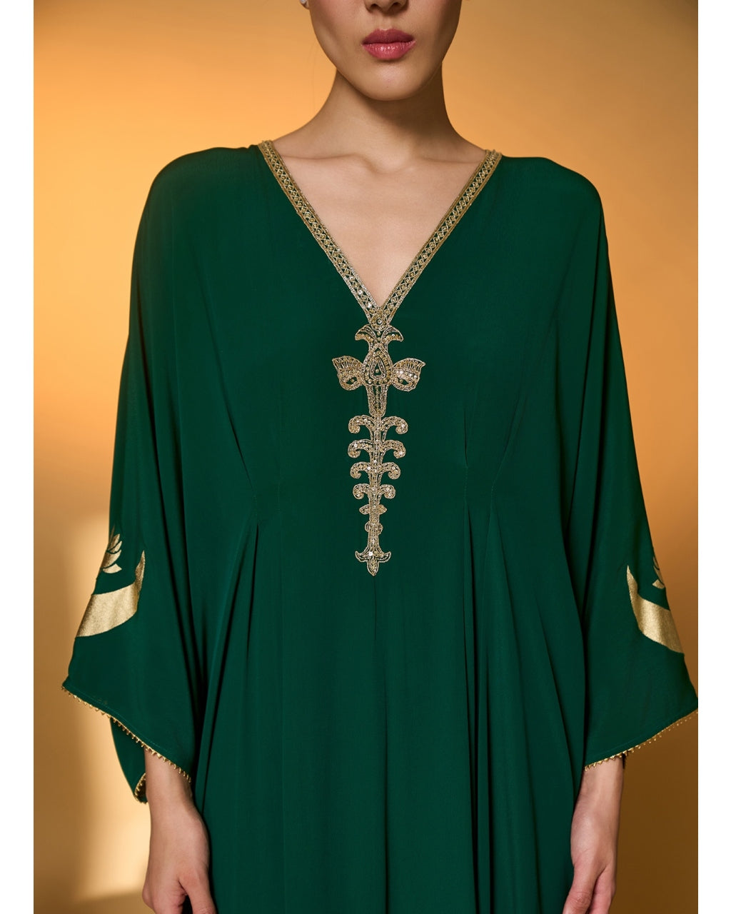Green Palm Tress Kaftan