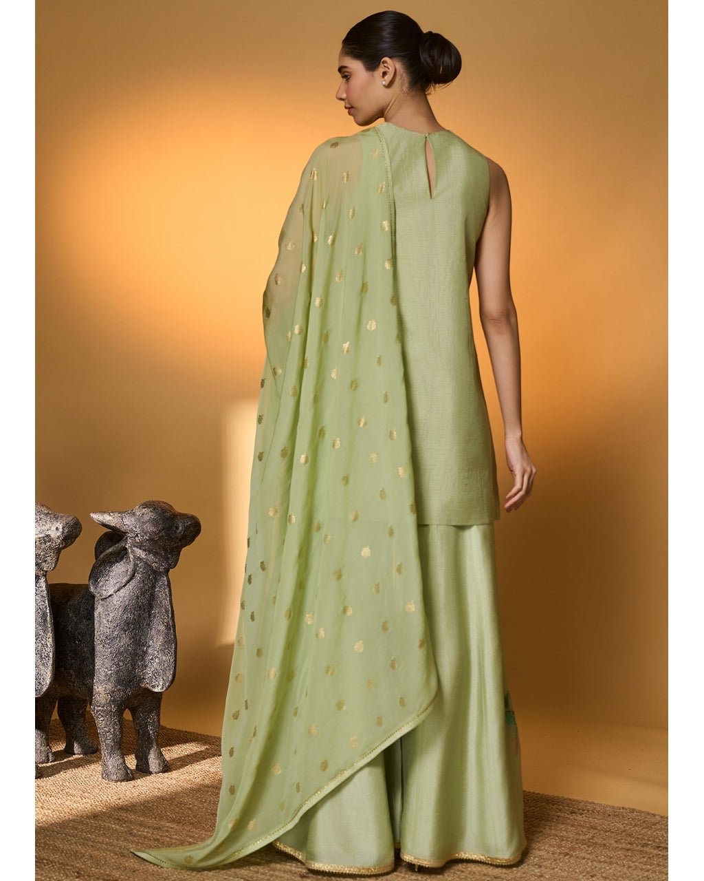Mint Rose Blush Kurta Set