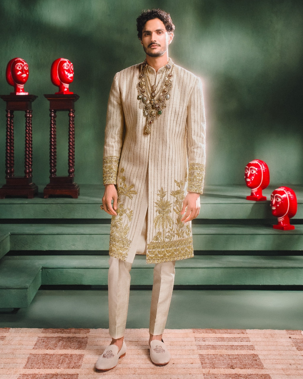 The Malai Cham Cham Sherwani Set