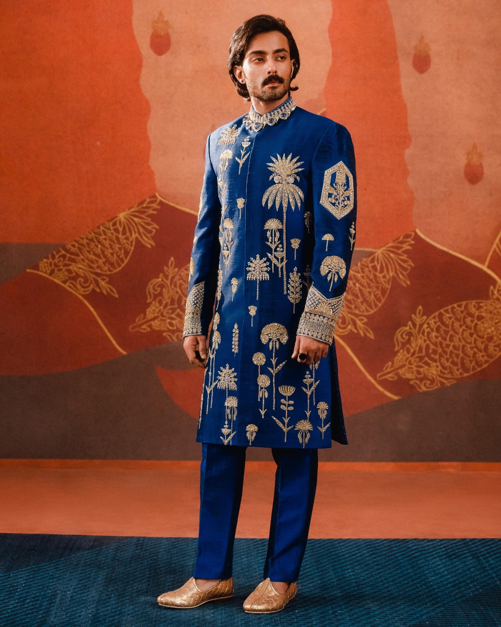 The Neel Bahar Sherwani Set