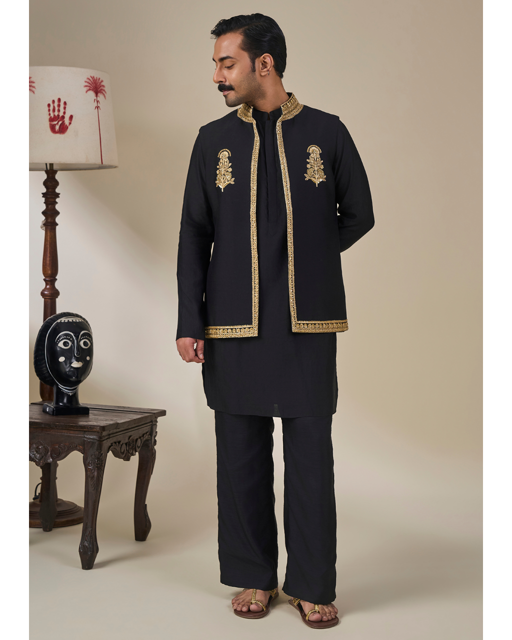 Black Khushboo Khwaab Bandi Set