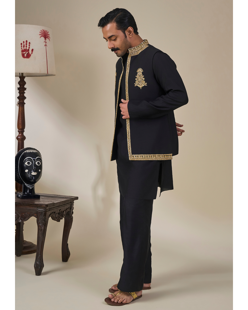 Black Khushboo Khwaab Bandi Set