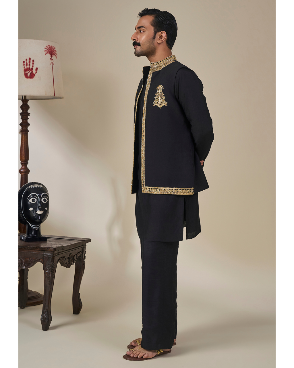 Black Khushboo Khwaab Bandi Set