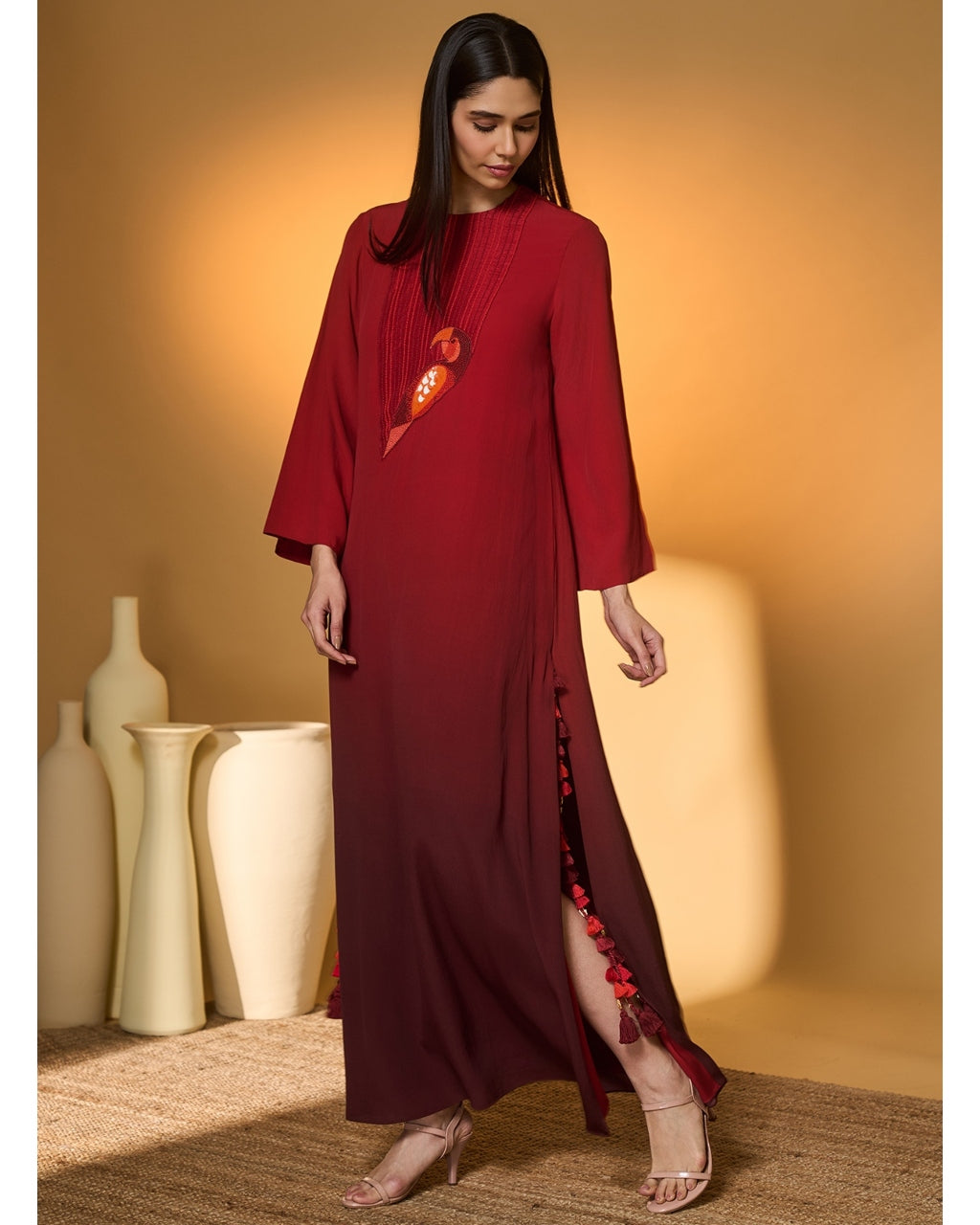 Scarletwing Flock Kaftan