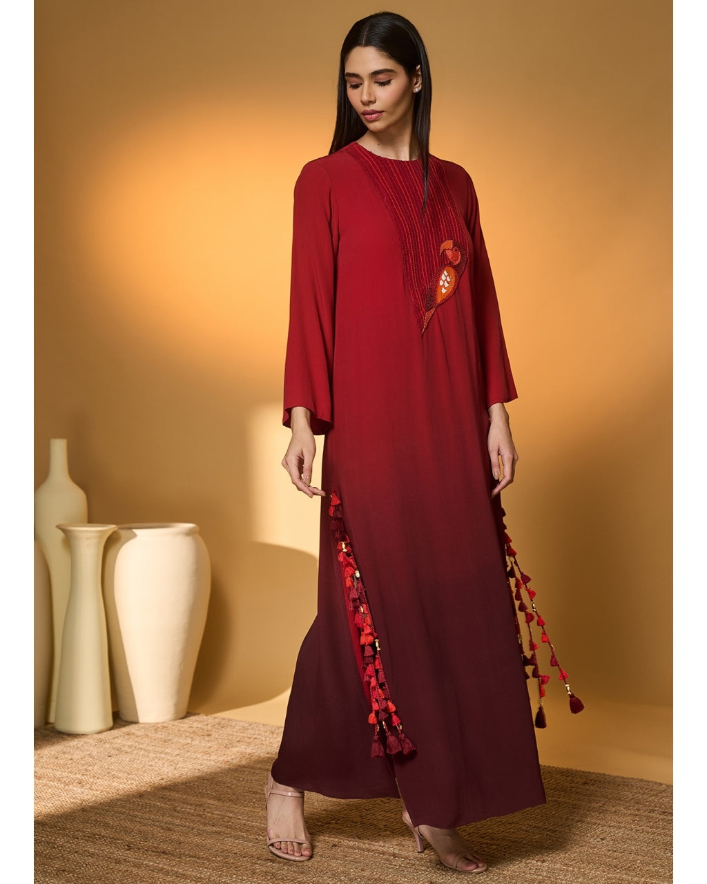 Scarletwing Flock Kaftan