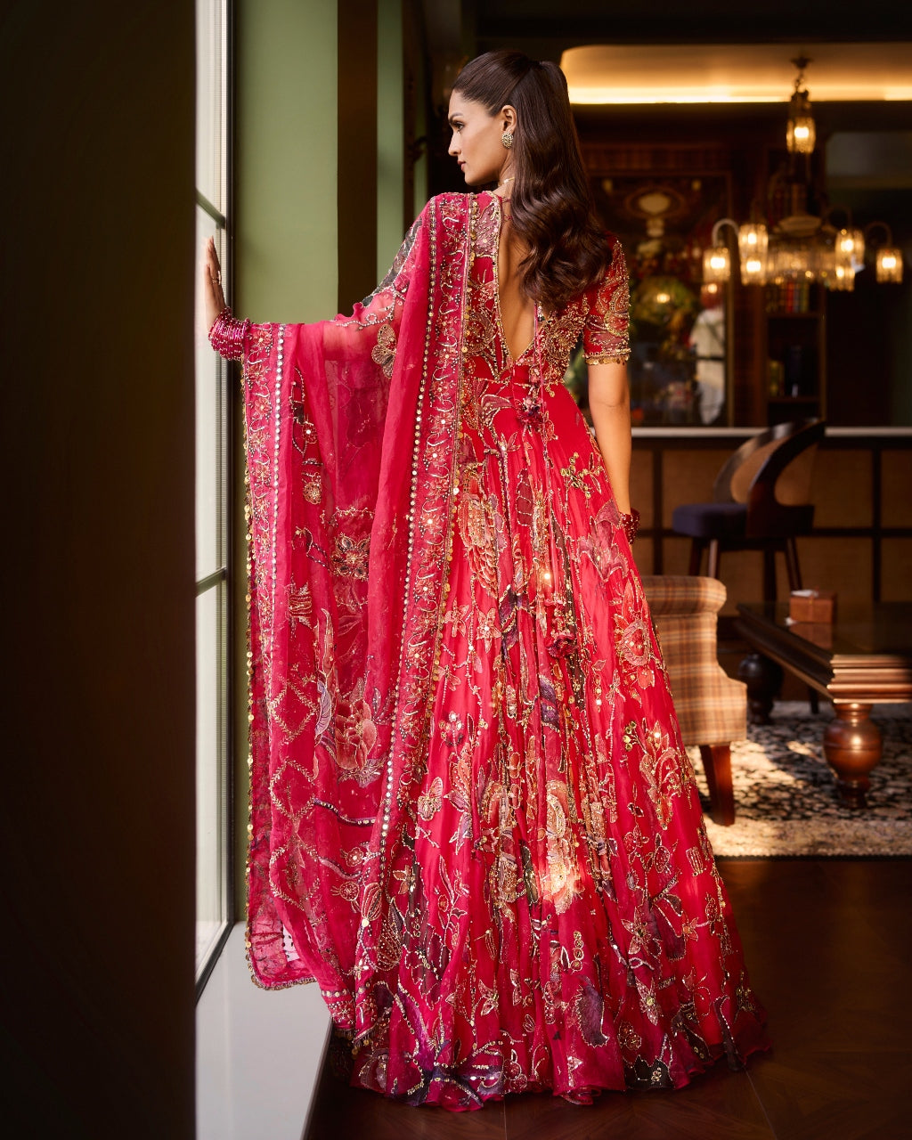 Mahira Angrakha Style Anarkali Set
