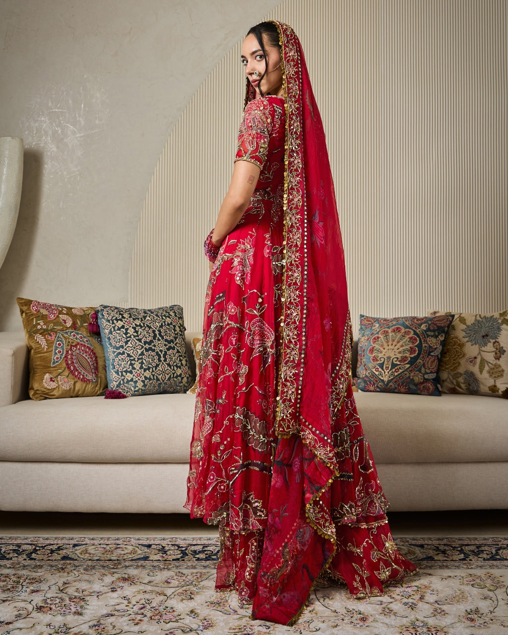 Marwa Anarkali And Sharara Set