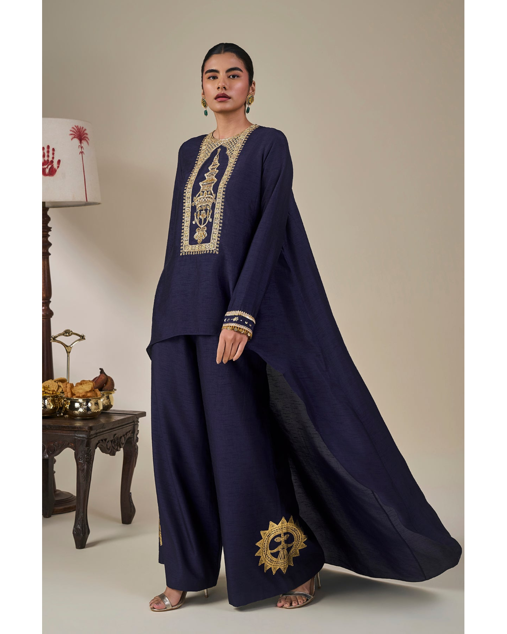 Midnight Blue Kathakali Tales Fusion Set