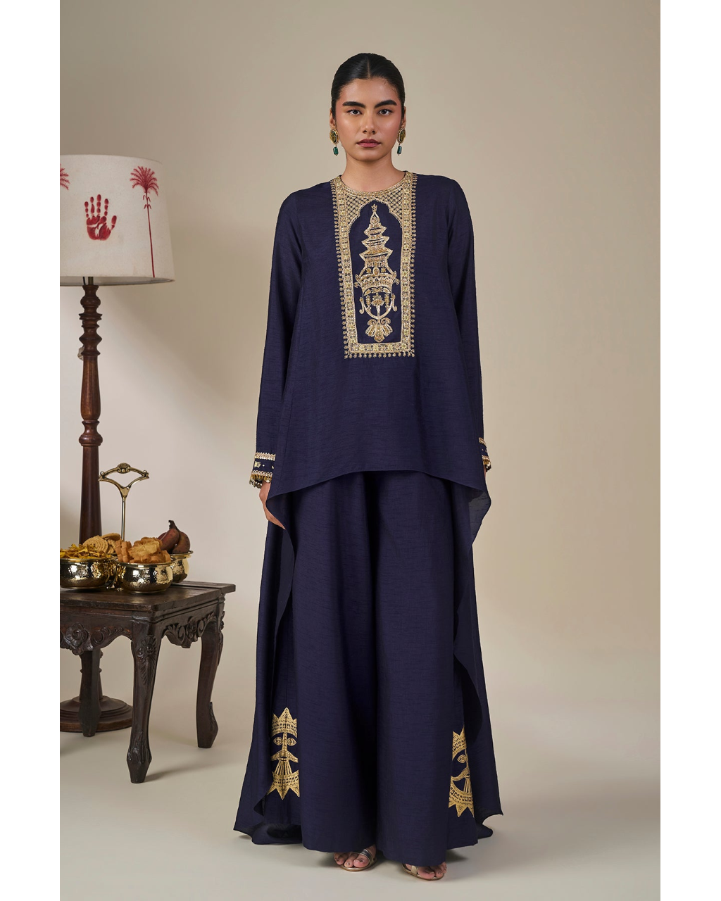 Midnight Blue Kathakali Tales Fusion Set