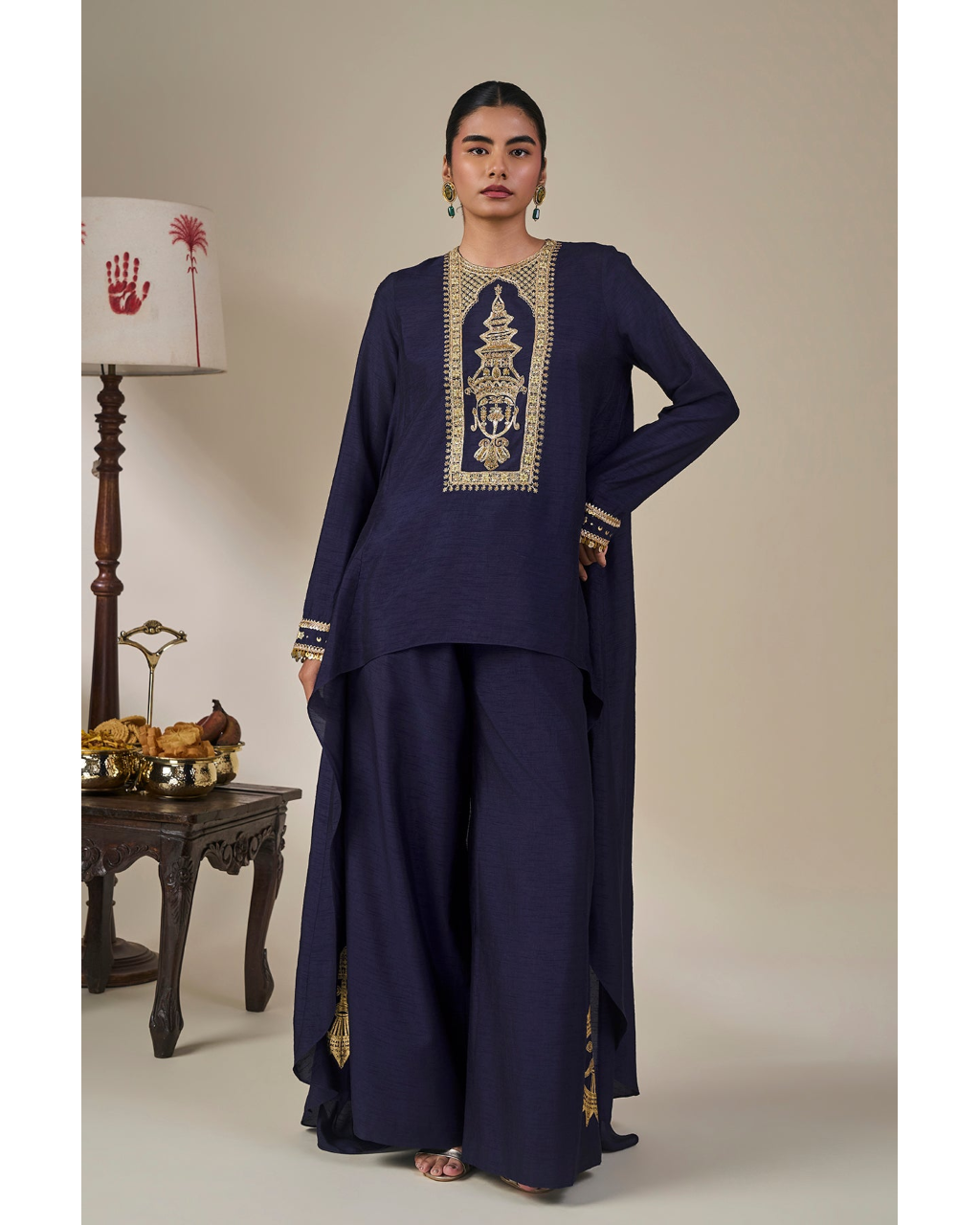 Midnight Blue Kathakali Tales Fusion Set