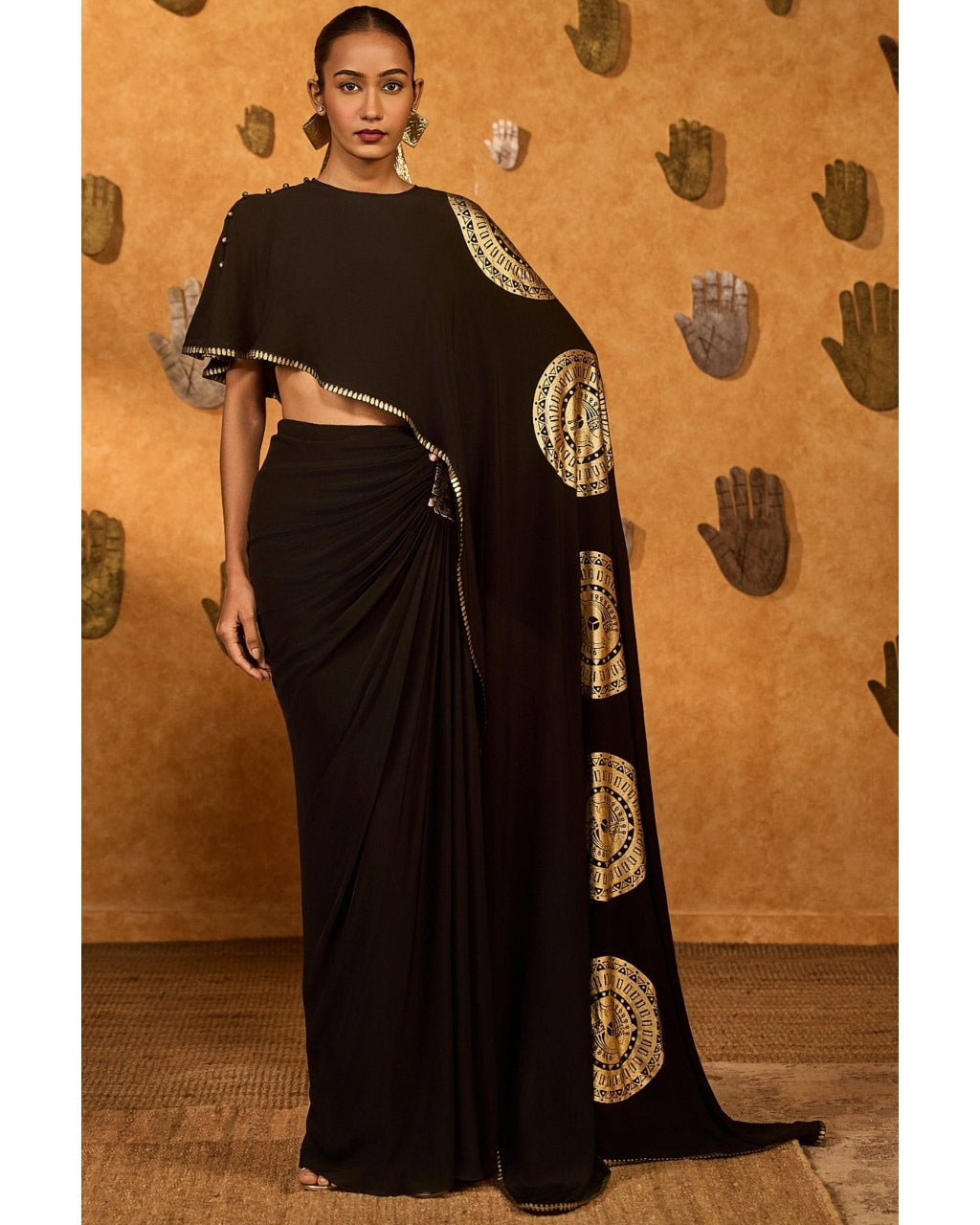 Moonfish Draped Skirt Set