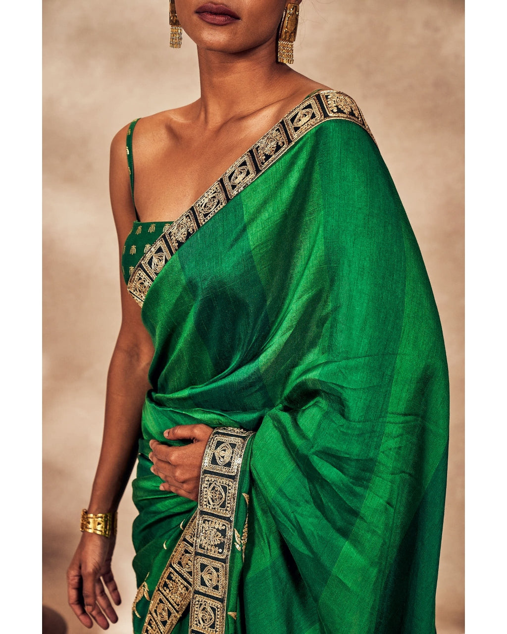 Green Mystic Sari Set