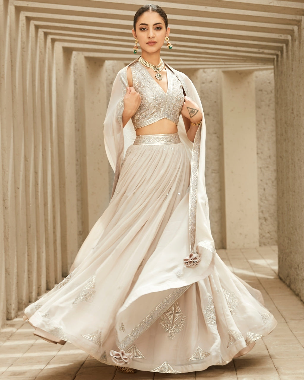 The Ivory Heritage Lehenga Set