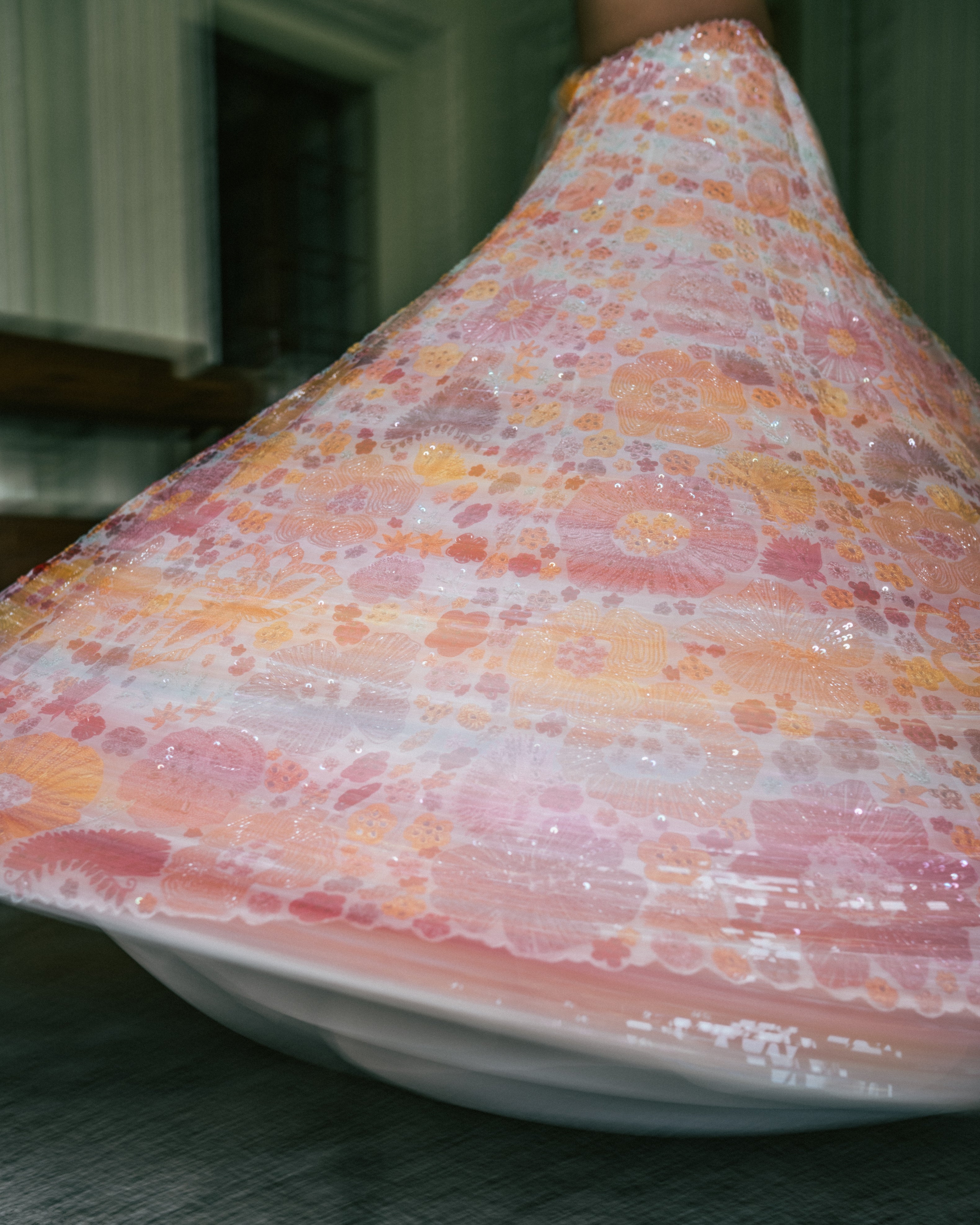 Ivory Iris Lehenga Set