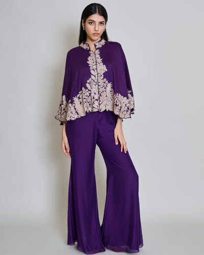 Purple Kalie Cape Set