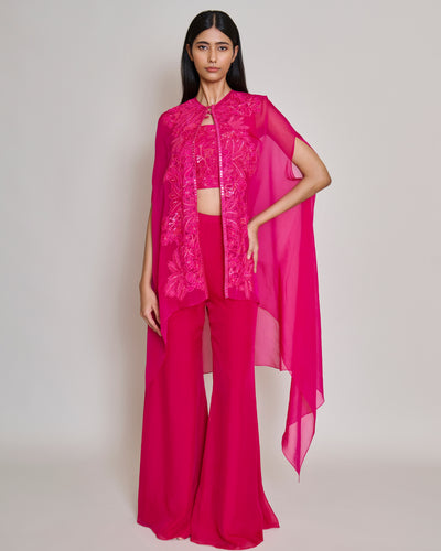 Mishru Fuchsia Aurea Pant Set