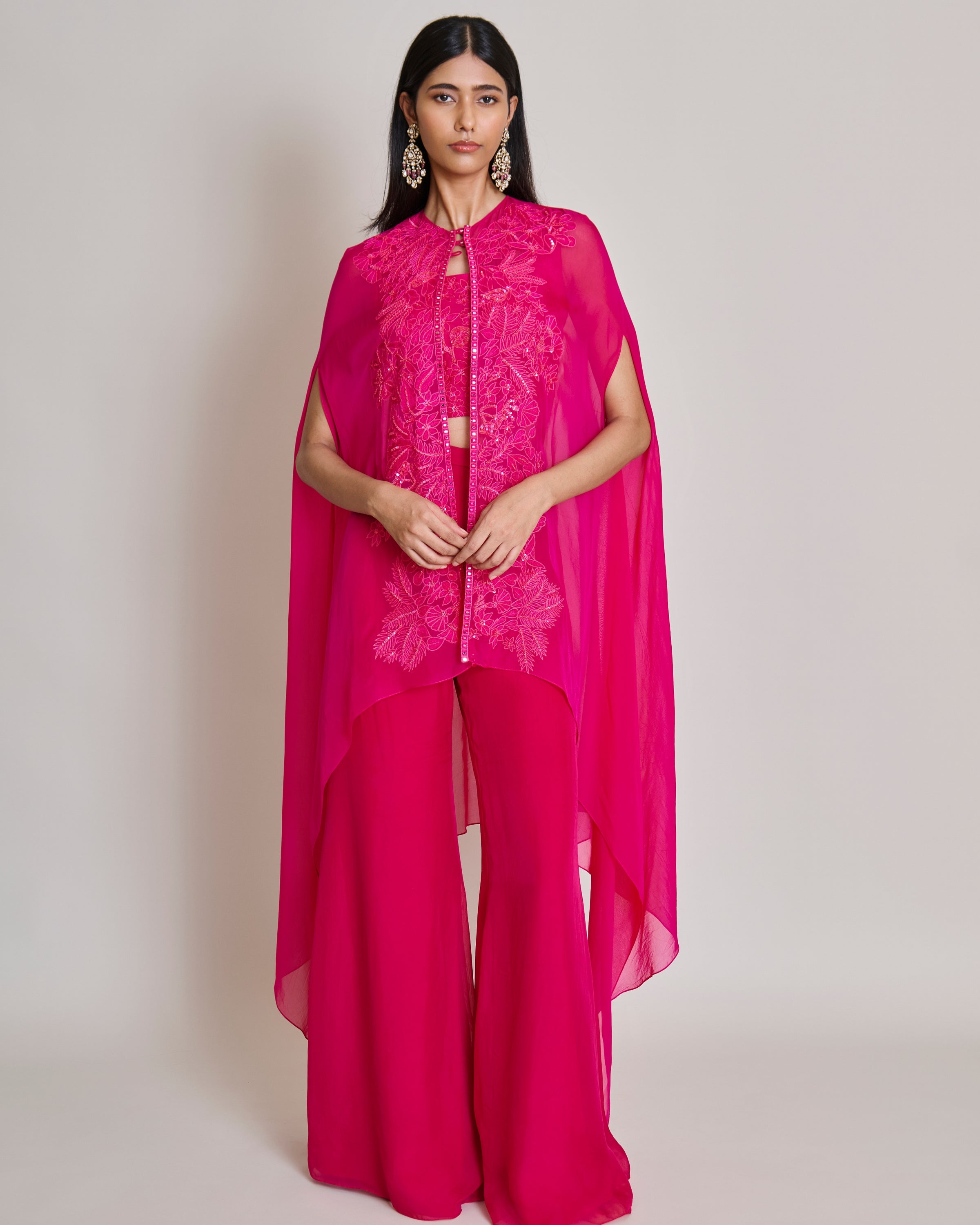 Mishru Fuchsia Aurea Pant Set
