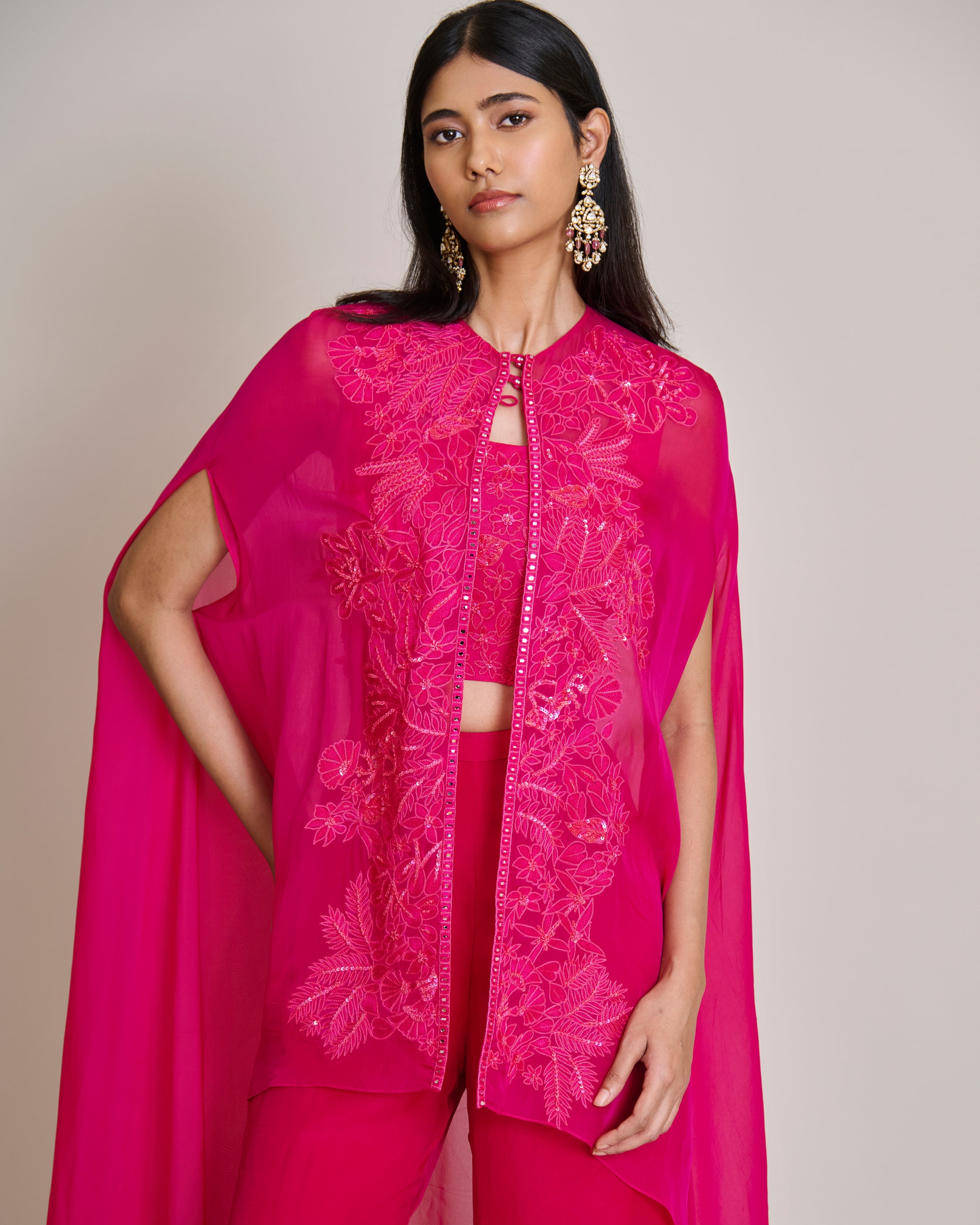 Mishru Fuchsia Aurea Pant Set