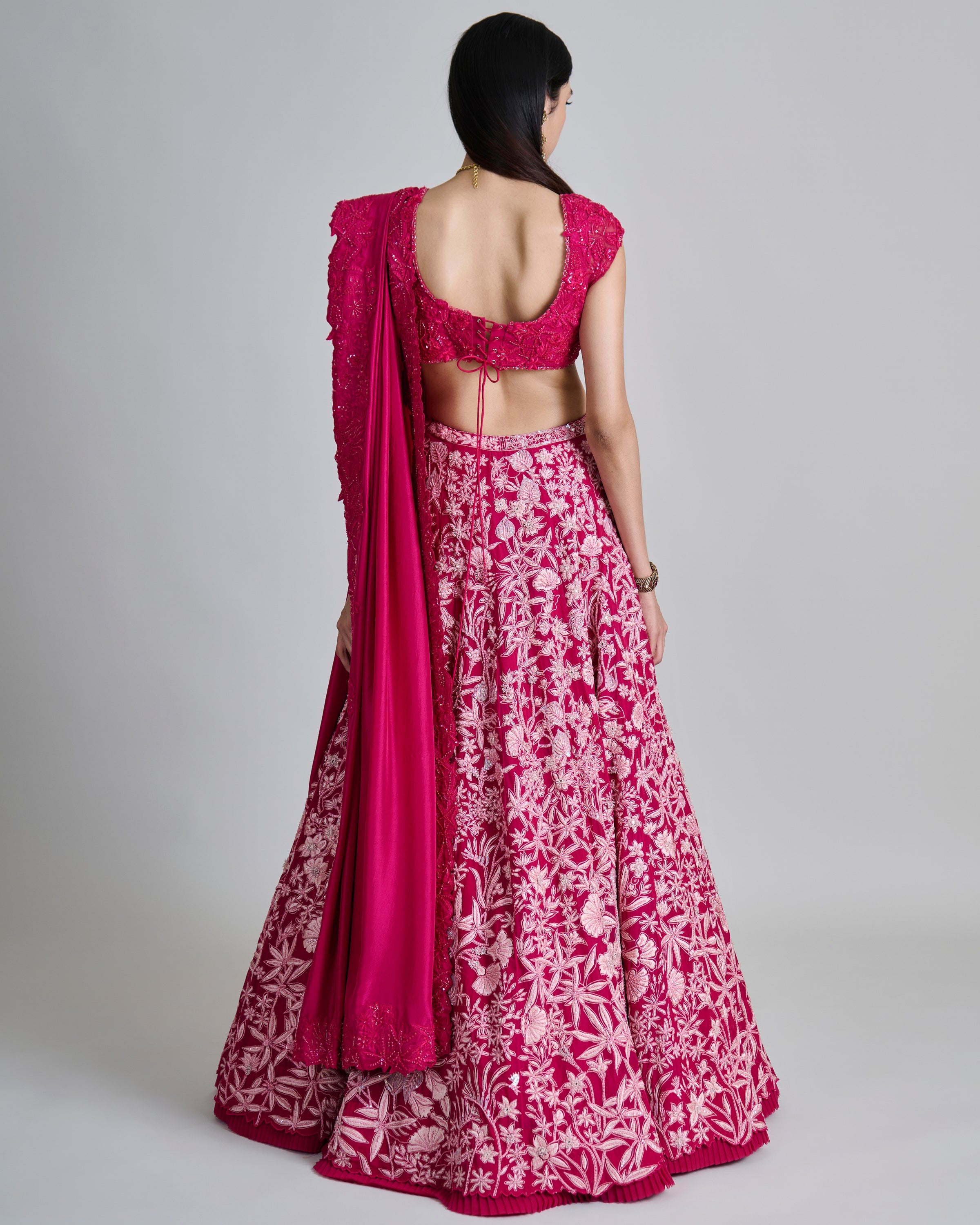 Fuchsia Celia Lehenga Set